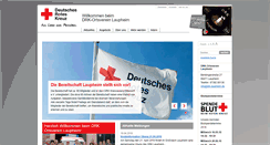 Desktop Screenshot of drk-laupheim.de